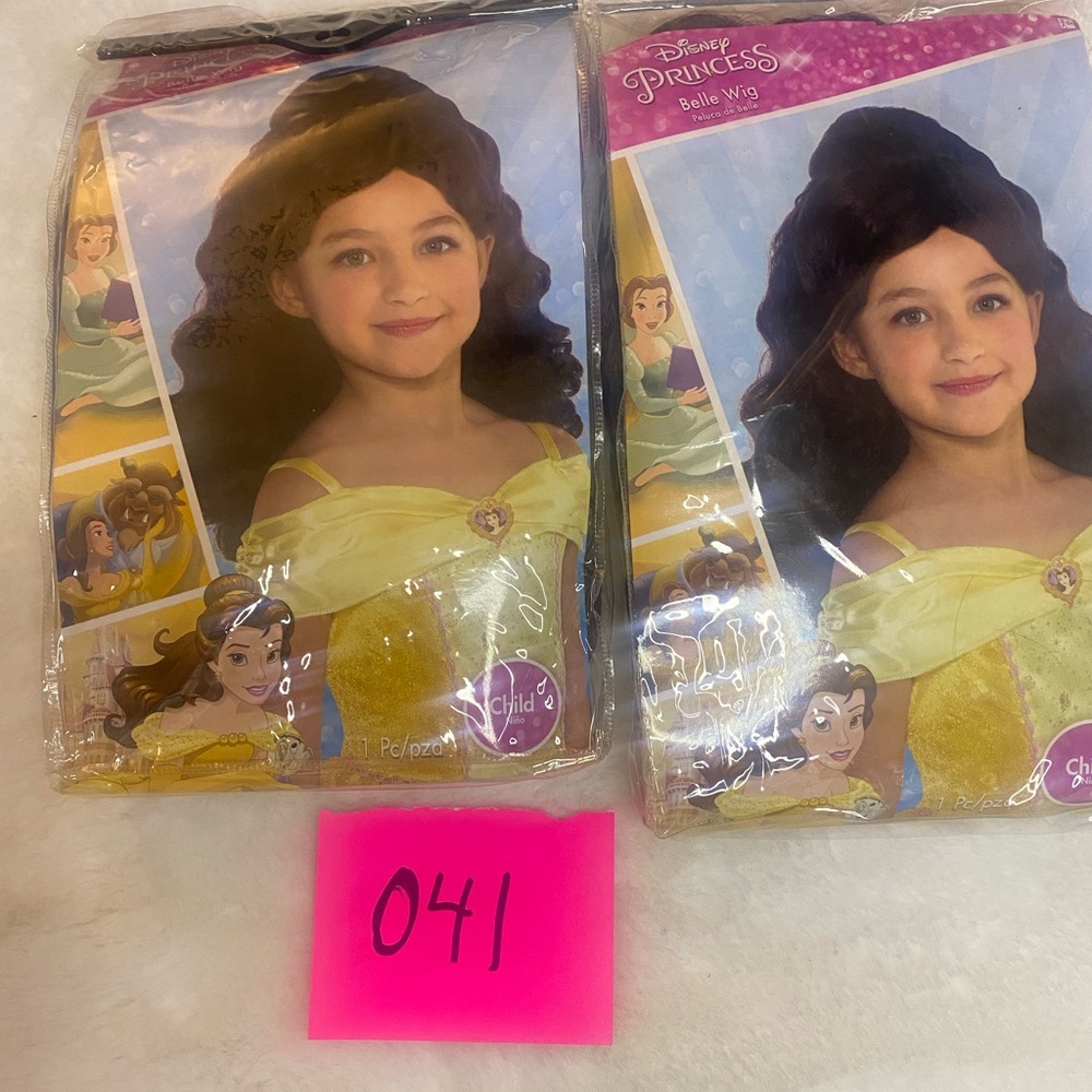 Disney Princess Belle Wig for Kids - Dark Brown